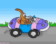pic for bunny in egg car  